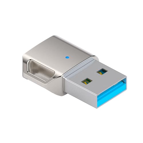 Ldabrye Adaptador de aleación USB C hembra a USB 3.1 macho, cargadores rápidos, conectores de datos universales para tabletas, discos duros, cargadores de coche, convertidor A a C, aleación de zinc