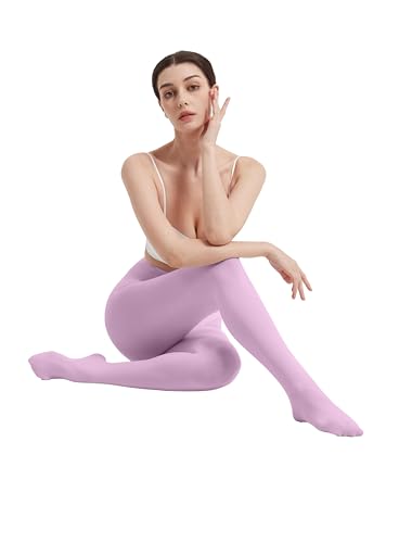 Image of 80D Semi Opaque Tights for Women Stretchable High Waist Womens Stockings Soft Pantyhose with 20+ Colors