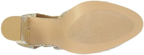 N.Y.L.A. Women's Olybillie Dress Pump, Gold Brocade, 10 M US | Image 3