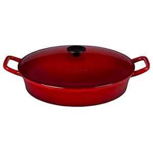 Le Creuset of America Enameled Cast Iron Fait Tout, 3 3/4 quart, Cerise (Cherry Red)