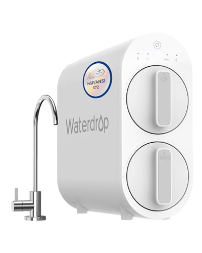 Waterdrop G2 Reverse Osmosis System, 7 Stage Tankless RO Water Filter System, 400 GPD