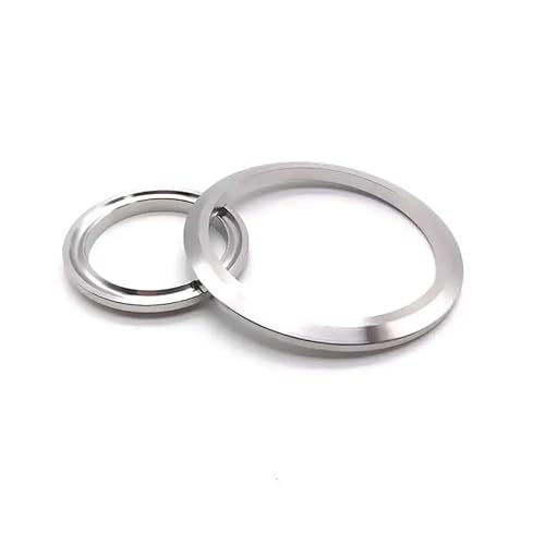 DQFOCPHHAA 1 Pieza de Acero Inoxidable 304 de 89 mm x 106 mm, Tapa de Extremo Abierto con Tres Clips y sin Ranura, Accesorios de tubería de Placa ciega de Apertura rápida