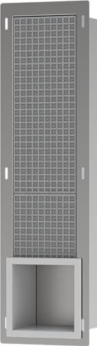 hansgrohe XtraStoris Original - recessed toilet paper storage for 6 rolls, recessed toilet roll holder, recessed toilet paper holder, bathroom wall niche, bathroom accessory, matt white, 56058700