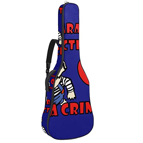 Étui rembourré pour guitare classique acoustique Motif chien, Multicolore 04, 42.9×16.9×4.7 in, Organiseur de sac - Les Beatles, Paul McCartney, John Lennon, RIngo Starr, George Harrison Étui rembourré pour guitare classique acoustique Motif chien, Multicolore 04, 42.9x16.9x4.7 in, Organiseur de sac