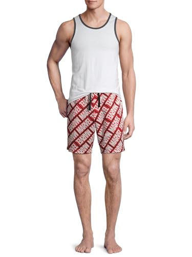 Marvel Men's Bar Logo Sleep Pajama Shorts, Size S-XXL2