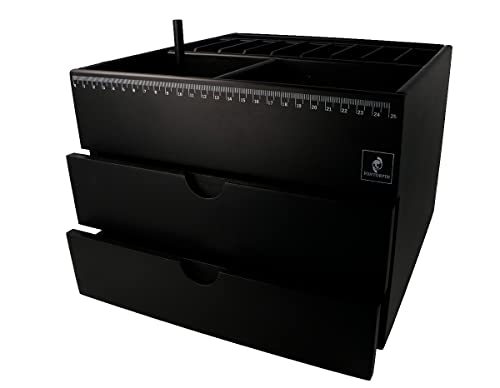 Meuble en bois pour bijoux fantaisie noir parfait sur la coiffeuse de votre chambre
