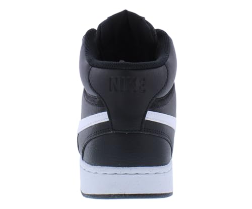 Image of Nike Court Vision Mid Nn Mens Shoes Size 10, Color: Black /White /Black