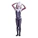 LGYCB Spider-Man Body Body's Body's Body's White Gwen Stacy Costume Spiderman Superhero Anime Jumpsuit Film Ventilateurs Cosplay Fantaisie Robe Onesis,Bodysuit-Kids XL(130~140cm)