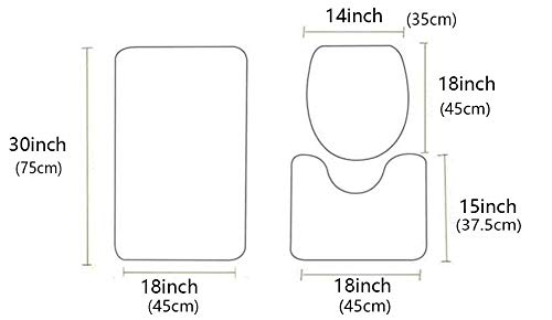 Claean-Acces-Home Wc Vorleger Blauer Rennwagen Duschvorhang Toilettensitzbezug Set Wc Zubehör Matte Badezimmer Dekor Badvorhänge-3 Stück Mat Set – Bild 3