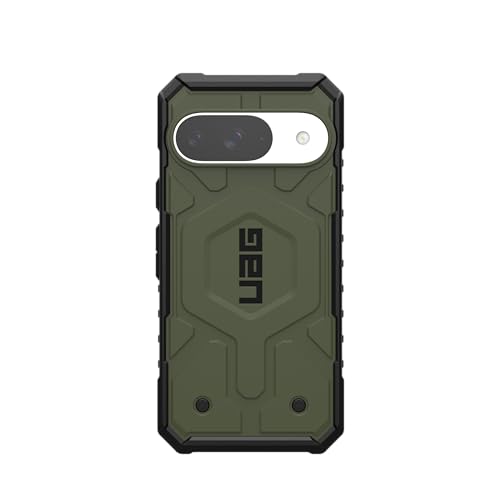 Image of Urban Armor Gear UAG Case Pathfinder Rugged Anti-Scratch Shockproof, Compatible with Magnetic Charging Protective Cover Designed for Google Pixel 9 Pro, Military Drop Tested MIL-STD - Olive Drab