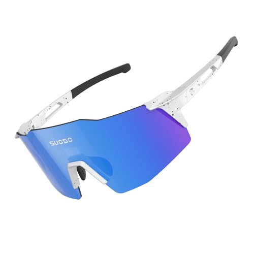 suoso Sports Cycling Sunglasses UV Polarized for Men & Youth