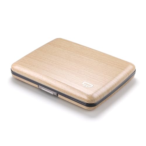Image of OGON -DESIGNS- Aluminum wallet, Large capacity with metal lock, RFID Protection against fraud and demagnetization, Smart Case OSLO Large model
