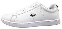 Lacoste Women's Carnaby Evo BL 1 SFA Sneaker, White, 6 US