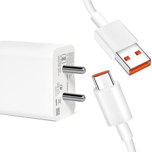 Image of Original 33w Fast Sonic 2.0 Charger with USB to Type C Cable Compatible for Mi,Xiaomi,Redmi, 10T /11X /11X Pro /10 Pro /11T 5G /11X 5G /10S /10T Pro /Note 9 /9 Prime /Note10 /Poco M2 Pro /Note-7,A1,A2,A3,Phones