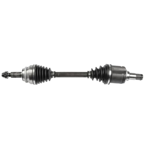 Image of Detroit Axle - 3.5L Front Left Steering Knuckle & Wheel Hub Bearing CV Axle for 2013-2016 Toyota Avalon, Driver Side CV Axle Front Steering Knuckle & Wheel Hub Bearing 2014 2015 Replacement