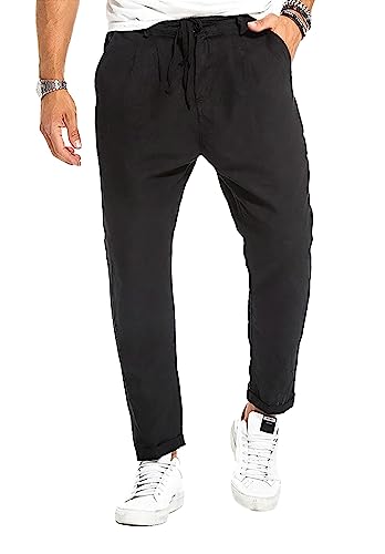 Pantalon en lin homme léger contre la chaleur estivale taille 50