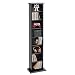 Prepac Slim Multimedia Tower Storage Cabinet, Black