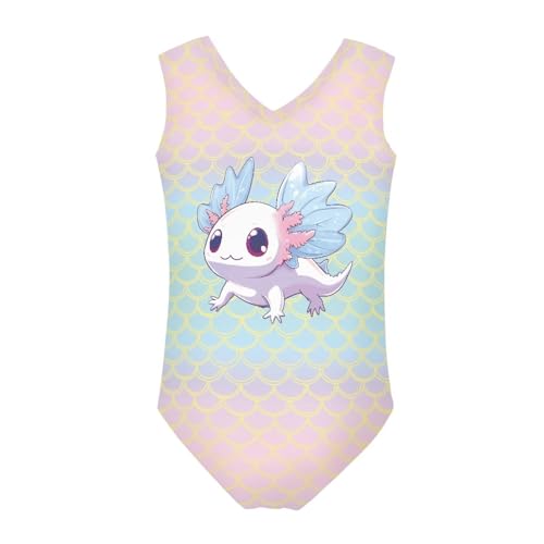 Image of Girls Swimsuit 3-14Y One Piece Swimwear Sleeveless Girls Bathing Suit