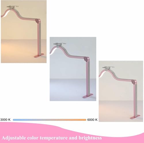 Lampe de table à ongles demi-lune avec température de couleur réglable