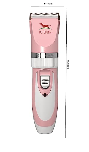 Image of Petology Professional Automatic Rechargeable Pet Hair Trimmer for Dogs & Cats Grooming Machine Wireless