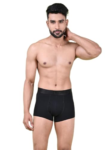 Image of Rupa Colors Pep Collection Trunk for Men, Cotton Blend, Anti Ride-Up, Snug Fit, Pack of 1