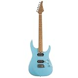 EART Guitars - Trémolo flotante de acero inoxidable con cuello de arce tostado, diez tonos, guitarras eléctricas de fusión