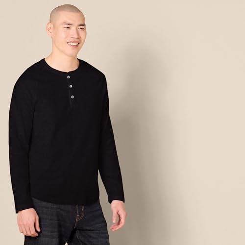 Amazon Essentials Men's Slim-Fit Long-Sleeve Henley Shirt2