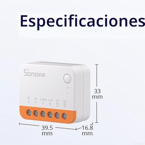 Interruptor inteligente WiFi Mini R4 para controlar luces por voz 8