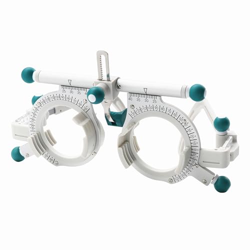 Image of BestParts Professional Optical Trial Lens Frame Eye Optometry Test,50g | Ultralight Titanium Universal Adjustable Optometry Optician Trial Lens PD 48-80MM,for Hospital Clinic School Optical Store