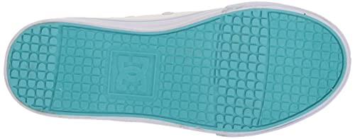 DC Unisex-Child Chelsea Youth Skate Shoe, White/Mint Julip, 12 US Little Kid4