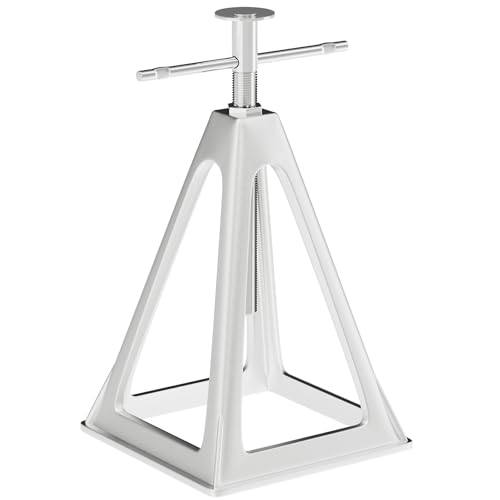 Image of RVGUARD RV Stack Jacks 1 Pack, Aluminum Stabilizer Jacks for RV Trailer Camper, Single Support Up to 6000 Lbs, Adjustable from 11 inch to 17 inch