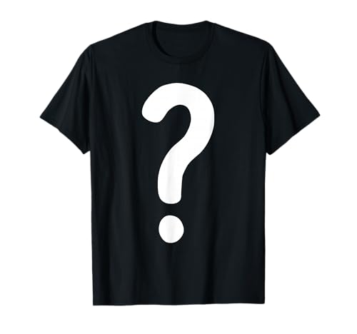 Question Mark Shirt Couple Men Women Kids Guess Who Costume T-Shirt