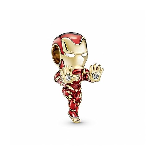 Charm Disney Pandora en métal doré 14k pour composer votre bracelet personnalisé