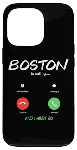Boston Is Calling And I Must Go �}�T�`���[�Z�b�c���s �X�}�z�P�[�X iPhone 13 Pro �p