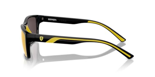 Scuderia Ferrari Men's Fz6003u Universal Fit Rectangular Sunglasses3