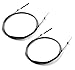 SleYuYir 2PCS Upgraded 10FT Gen 2 Throttle and Shift Cables Compatible with Mercury Outboard Throttle Cable for Mercury Outboard Motor