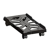 ETAWDE Computer-Tower-Ständer, CPU-Ständer, Metall, Rollständer, verstellbar, mobiler CPU-Ständer unter dem Schreibtisch, Turmständer für die meisten PCs