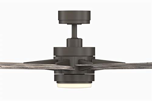 Fanimation Fpd8159Grw Odyn Ceiling Fan With Led Light Kit, 84", Matte Greige #TOP4