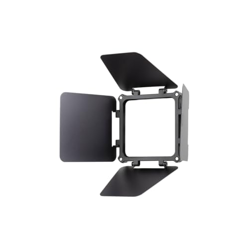 ZHIYUN Paquete Modificador de Luz de Video El Deflector de Cuatro Hojas Modifica el ángulo de Luz para Usarse con el Mini Reflector de Lente para X100 RGB, X100 Bicolor, CX100, CX50, X60