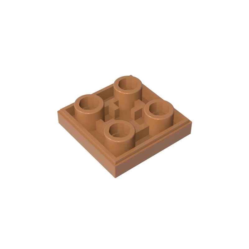 Gobricks GDS-855 Tile Special 2 x 2 Inverted 10PCS Compatible with Lego Toy 11203 6013082 DIY Parts and MOC Components for Major Brick Brands Color: