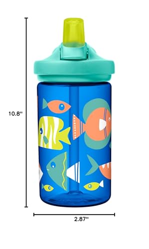 Image of CamelBak Eddy+ Kids Bite Valve Straw Tritan Renew Water Bottle | Kids, with Tritan Renew