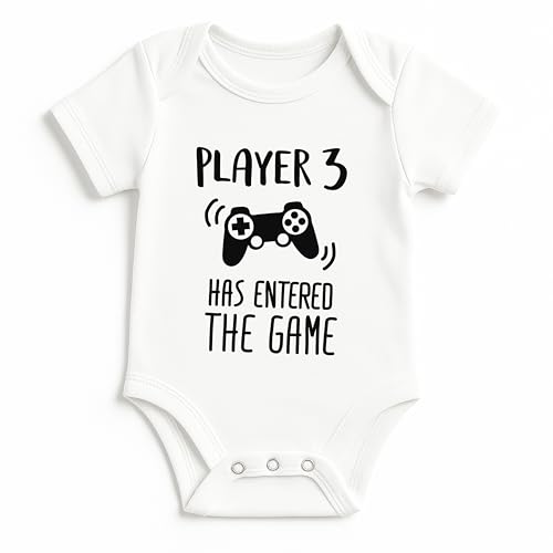 Image of Bump and Beyond Designs Funny Gamer Pregnancy Announcement for Dad and Grandparents Gift