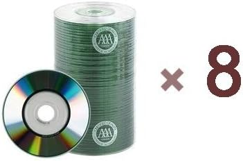 800 Prodisc Spin-x 32x Mini Cd-r Blank Media 22min 193mb Shiny Silver with Free Vinyl Sleeves
