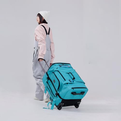 Maleta de esquí impermeable con ruedas para evitar cargas pesadas en nieve 3