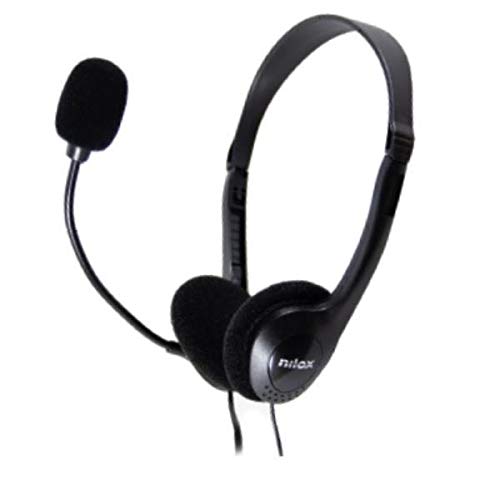 NiloxUSB Stereo Headset with Microphone for PC, Laptop, Mute Mode, Suitable for Conference Call, Skype