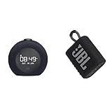 JBL Horizon 2 Altavoz, Radio Dab/Dab + /FM Despertador con Bluetooth + GO 3 Altavoz inalámbrico portátil con Bluetooth, Resistente al Agua y al...