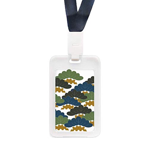Porte-carte de crédit poétique avec son motif abstrait traditionnel en bois