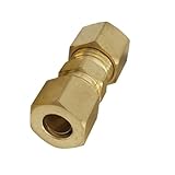 NVOQILIN 3/16 Bremsleitungsreparatur-Anschlüsse, Messingbeschlag mit auslaufsicherer Dichtung für Automobil-Sanitärsysteme