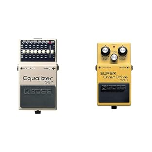 Product 1: Compact EQ pedal with 7 bands of adjustable EQ sliders. Product 1: Allows for boost/cut of up to +/- 15dB per band. Product 1: Perfect as a "boost" pedal for solos, creating an alternate sound, or for eliminating feedback. Product 1: BOSS ...