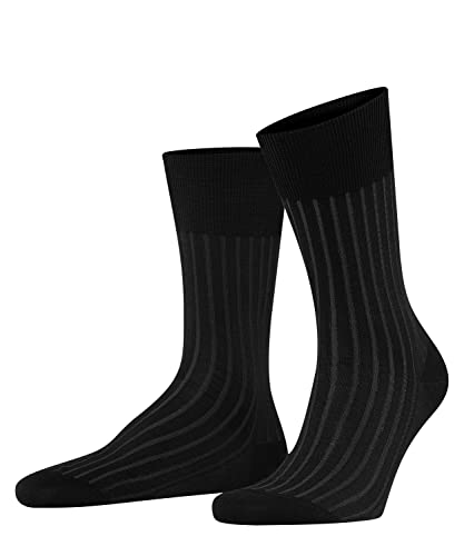 FALKE Men's Shadow Striped Dress Socks, 1 Pair